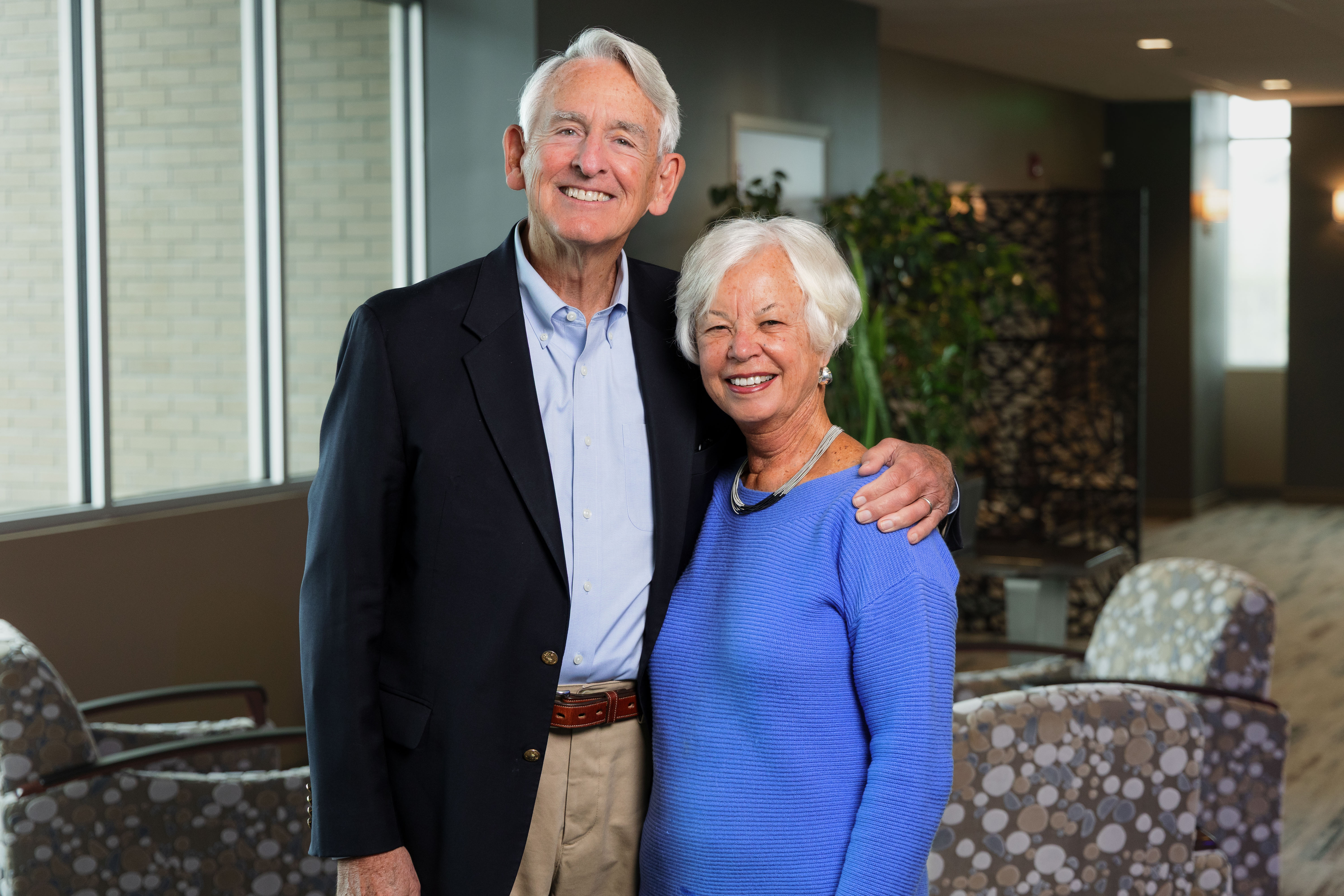 Grateful patient Ed Susank and wife Margaret Grateful patient Ed Susank and wife Margaret