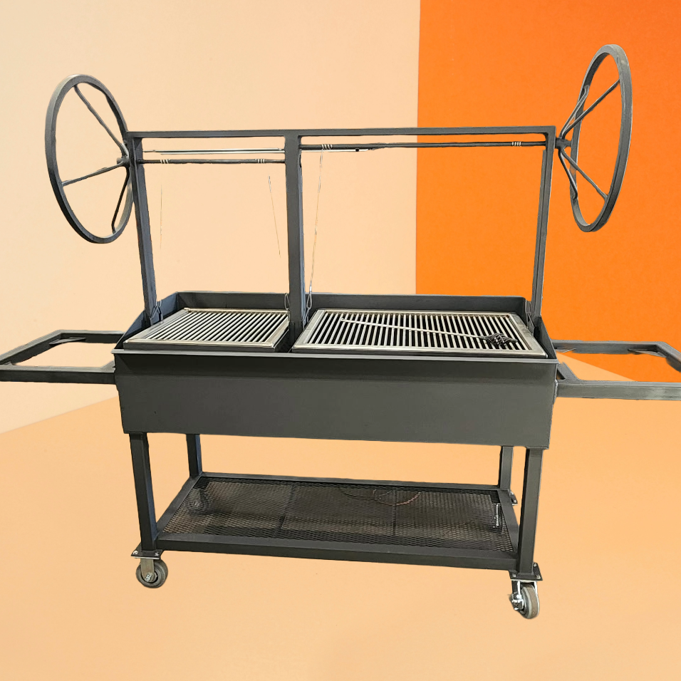 photo of custom BBQ pit