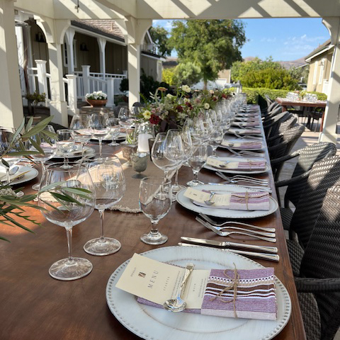 photo of Riverbench farmhouse dinner