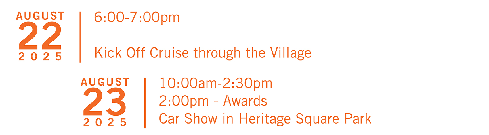 car show dates